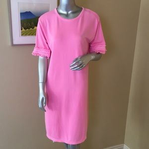 CROWN & IVY | Embellished Sleeve Shirt Dress